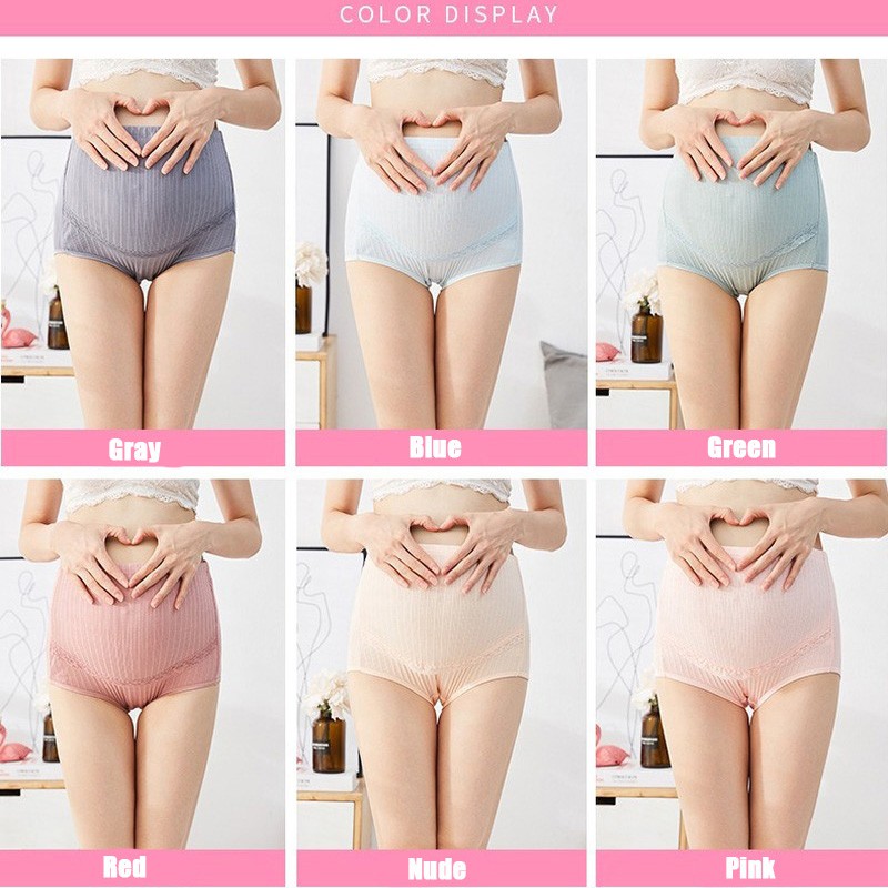Maternity Panties High Waist Underpant Cotton Pregnant Women