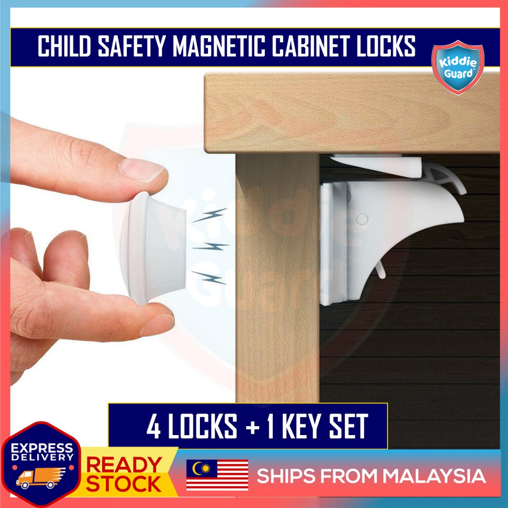 Magnetic Child Safety Lock Cabinet Drawer Door Lock Children Protection Invisible Lock Kids Security