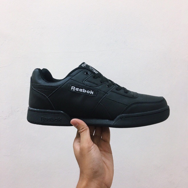 all black reebok classics