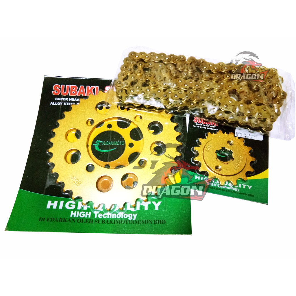 yamaha rxz chain sprocket