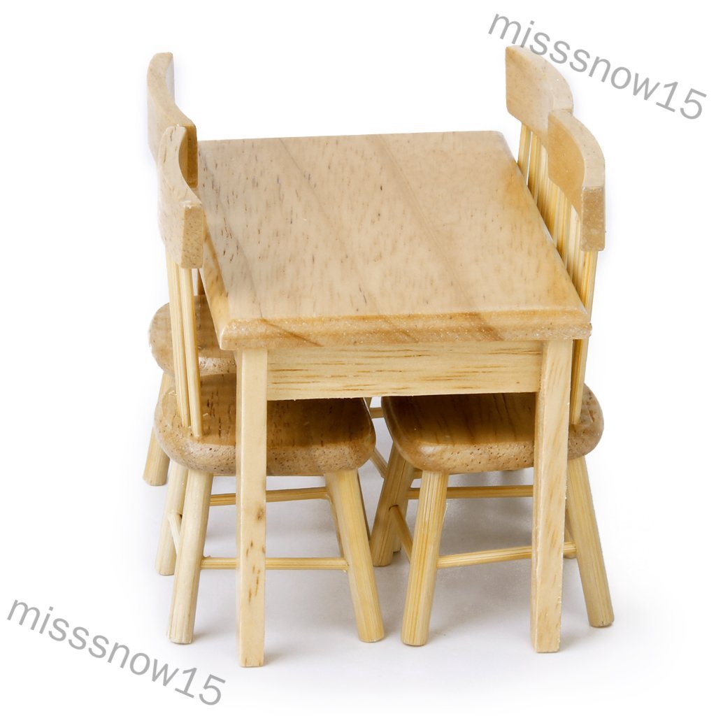 miniature dining table and chairs