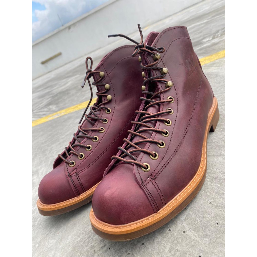 Wing Leather Boot kasut Kulit Wing Vintage Shoe 2996 No Steel toe Boots Leather Shoe Red Wing Style Full