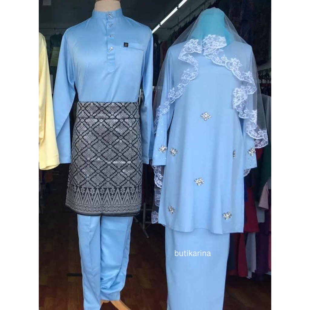 Size 36 50 Baju Kurung Moden Amra Biru Lembut Soft Baby Blue Set Couple Sedondon Nikah Pengantin Sanding Bridesmaid Shopee Malaysia