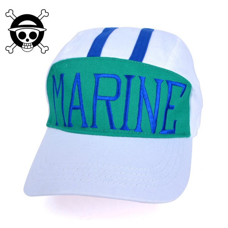 One Piece Cosplay Costumes Hat Navy Admiral Akainu Sakazuki Marine Words Hat Shopee Malaysia - roblox one piece marines