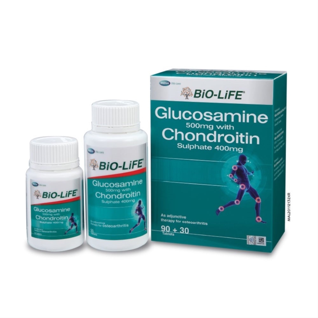 BIOLIFE Glucosamine With Chondroitin Sulphate 90s 30s WT2 Shopee