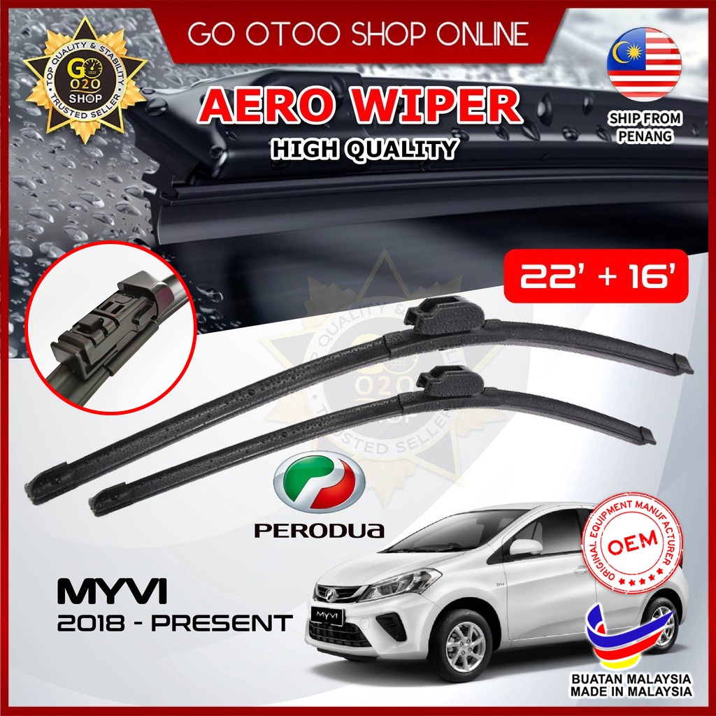 Perodua Myvi New Original 2018 2019 2020 2021 2022 Silicone Car Wiper