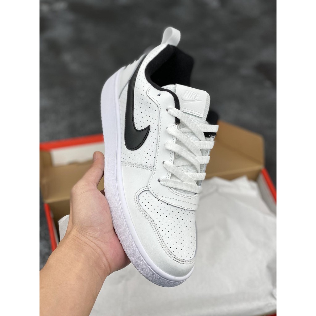 nike court borough low on feet