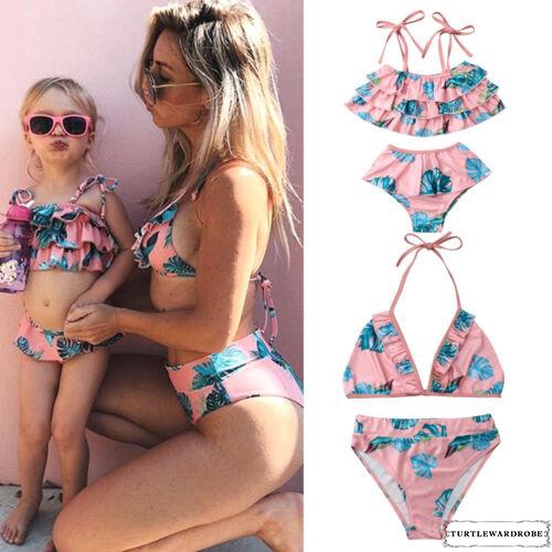 matching mother and daughter swimsuits