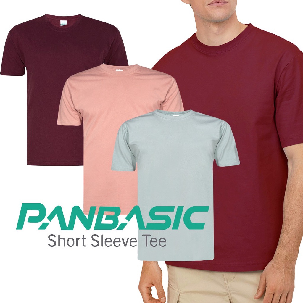 Hot New Item!! PANBASIC (160gsm) Plain 100% Cotton Round Neck T-shirt Asian Size Ready Stock!!!