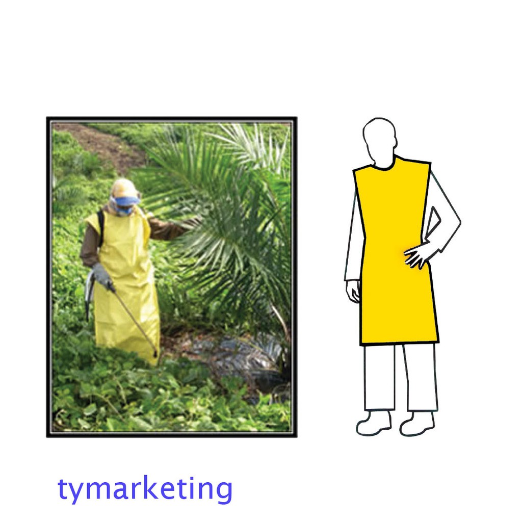 Worker Chemical Protection Apron / Apron Untuk Racun / Baju Racun ...