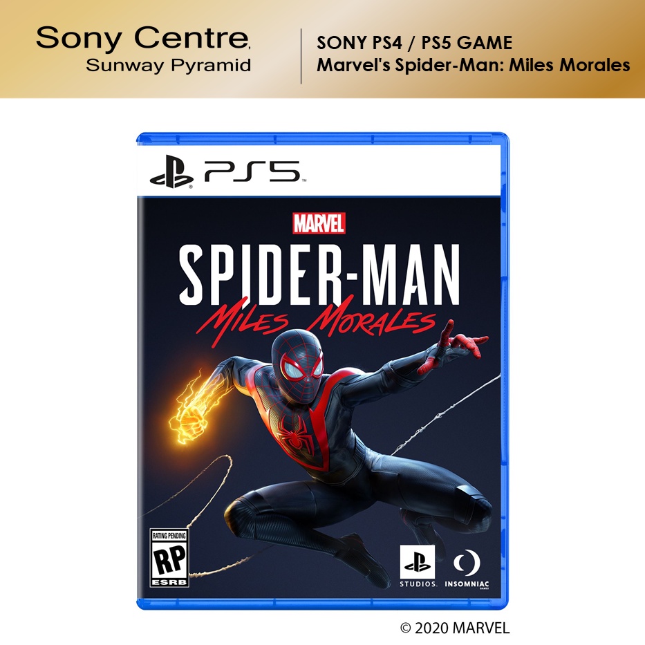 SONY PS4/PS5 Game Marvel's Spiderman Miles Morales PlayStation 5 Game PlayStation 4 Game