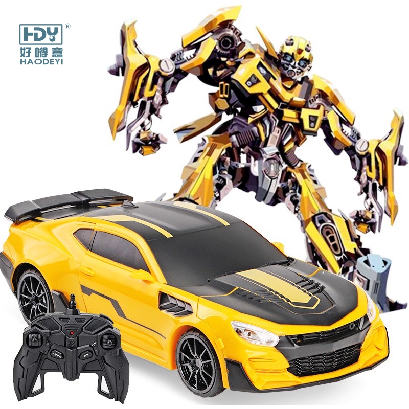 HDY Remote Control Car Transformers  Robot  toy Bumble Bee  