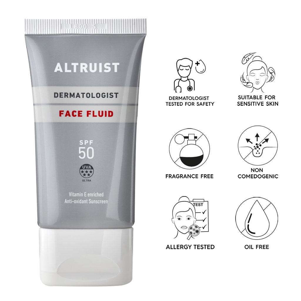 Altruist Dermatologist Sunscreen SPF 50 Fluid