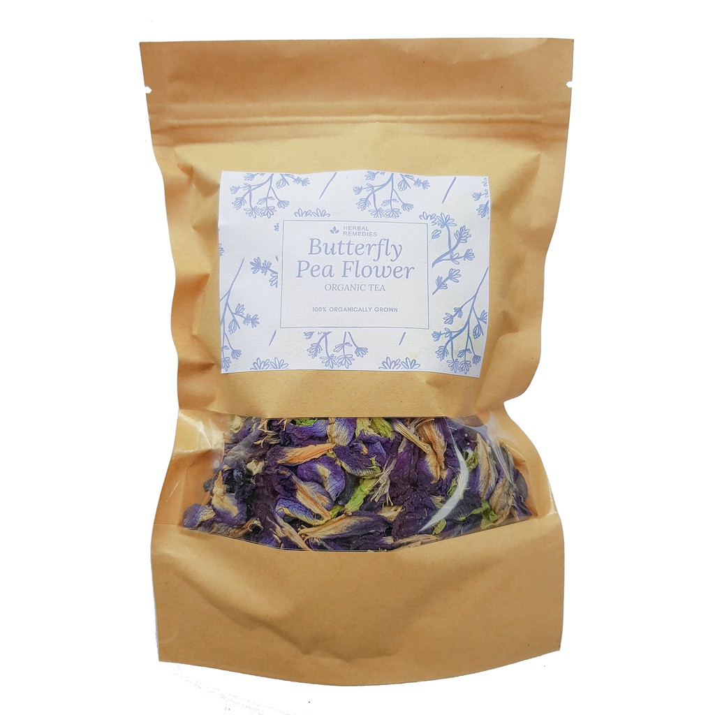 HR Organic Butterfly Pea Flower (Bunga Telang) Blue Pea Flower Tea 蝶豆花 蓝花