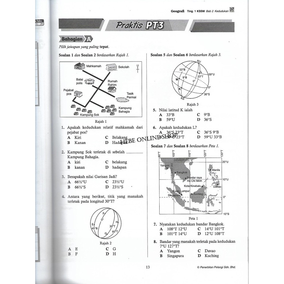 Kssm Geografi Tingkatan 1  malaysiut