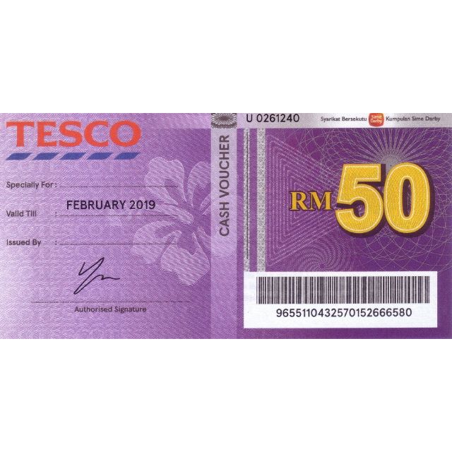 Tesco Rm50 Cash Voucher Shopee Malaysia