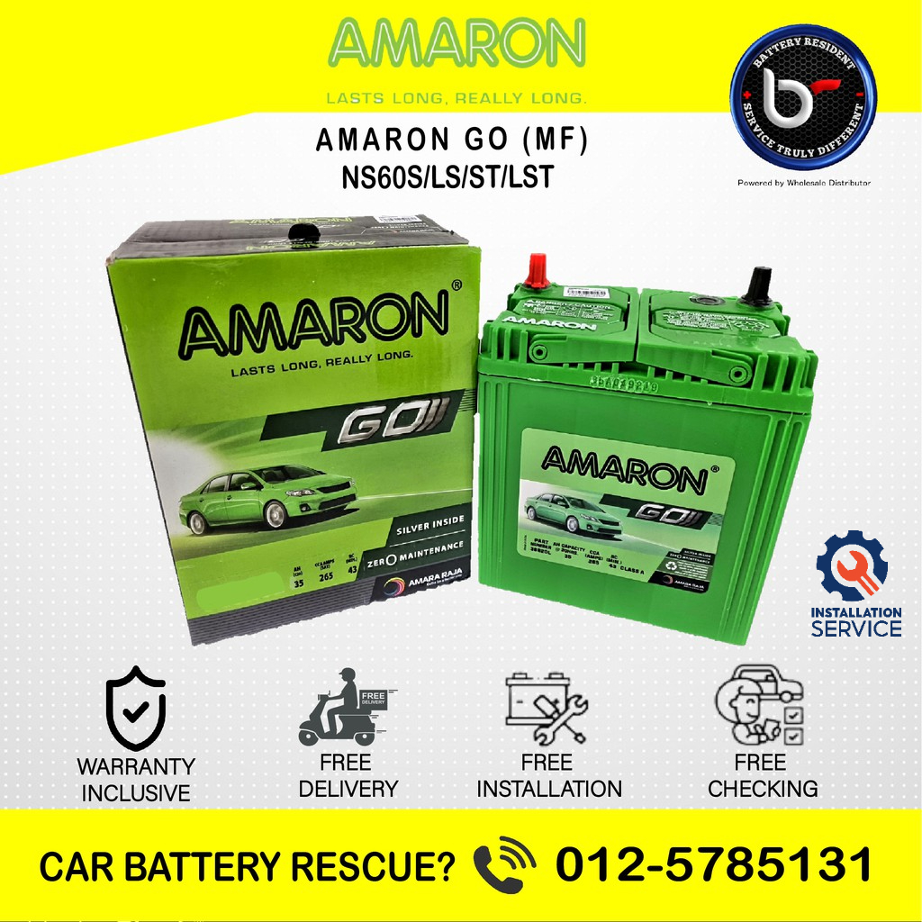 Installation Provided B R Ns S St Amaron Go Car Battery