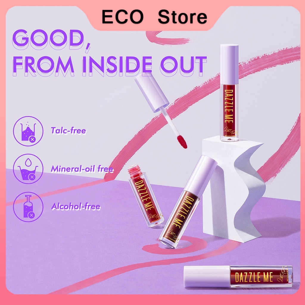 ECO Ink Clean Lip Gloss Matte Long Wear Ultra Hydrating Lip Gloss Shopee Malaysia