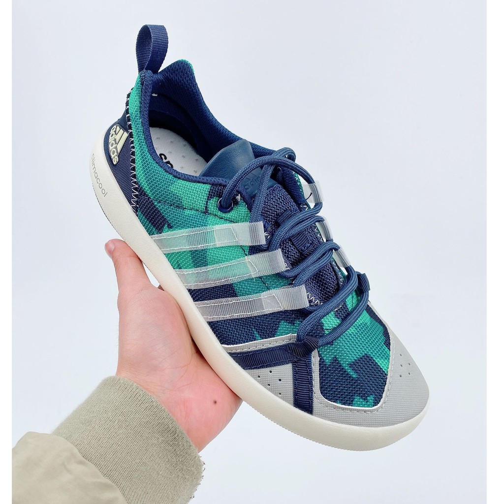 adidas climacool boat lace blue sneakers