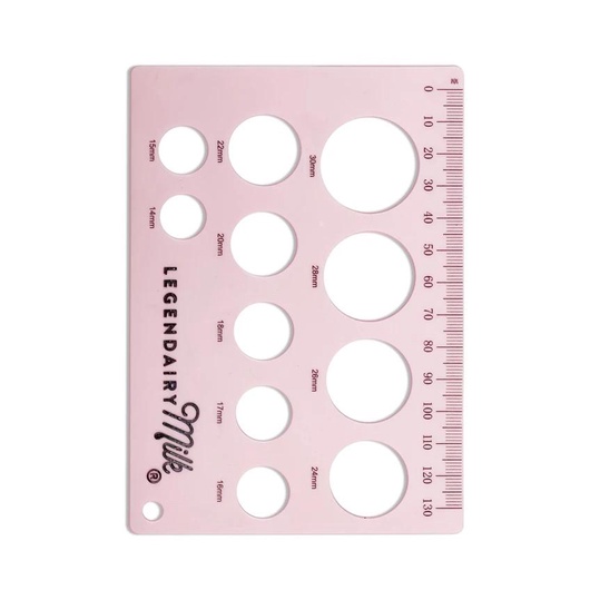 Legendairy Milk Nipple Ruler (Measure your Flange Size)