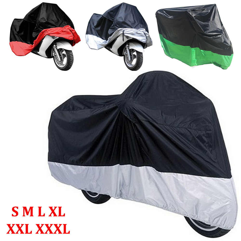 Motorcycle Cover Waterproof Outdoor Rain UV Anti Motorbike Indoor ...