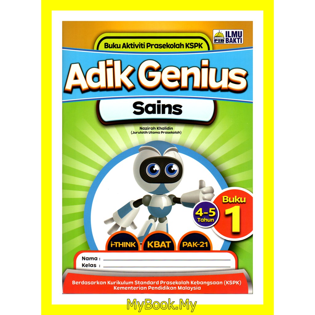 Myb Buku Latihan Buku Aktiviti Prasekolah Kspk 4 5 Tahun Sains Buku 1 Ilmu Bakti Shopee Malaysia
