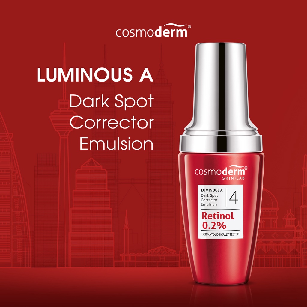 COSMODERM Luminous A Dark Spot Corrector Emulsion 30ml (Retinol
