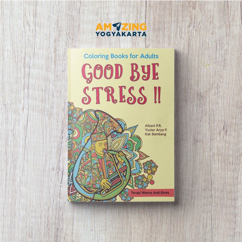 Coloring Books For Adults Good Bye Stress Shopee Malaysia