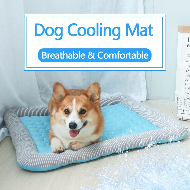 Pet Dog Mat Summer Cool Puppy Bed Pet Ice Sleeping Pad Soft Cats Kennel ...