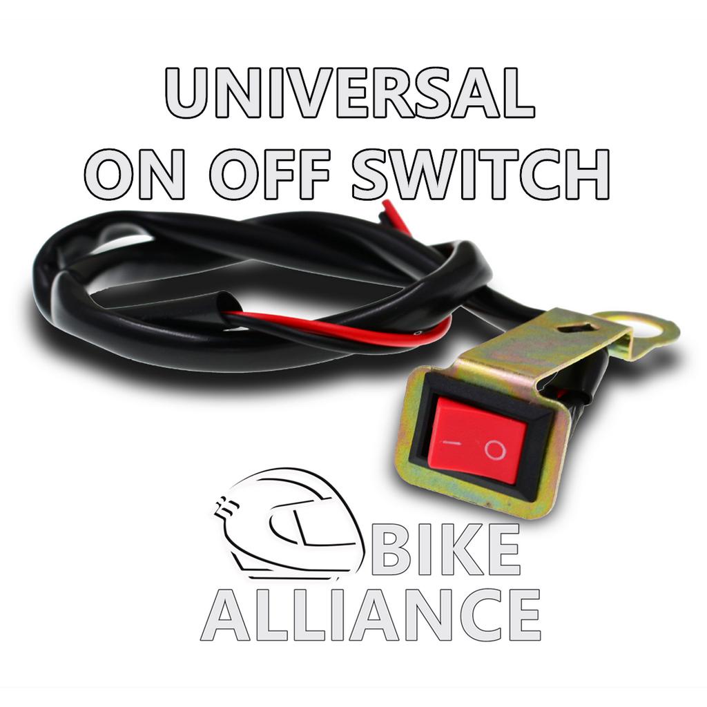 ✔READY STOCK✔ UNIVERSAL ON OFF SWITCH WITH BRACKET MOTOCYCLE HAZARD LIGHT AFTERMARKET ON OFF SWITCH
