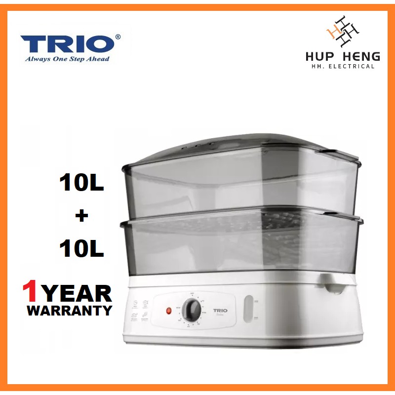 Trio 20L / ELBA 20L Electric Food Steamer 2 Tier TFS18 TFS-18 Pengukus Makanan Stim Makanan Pau