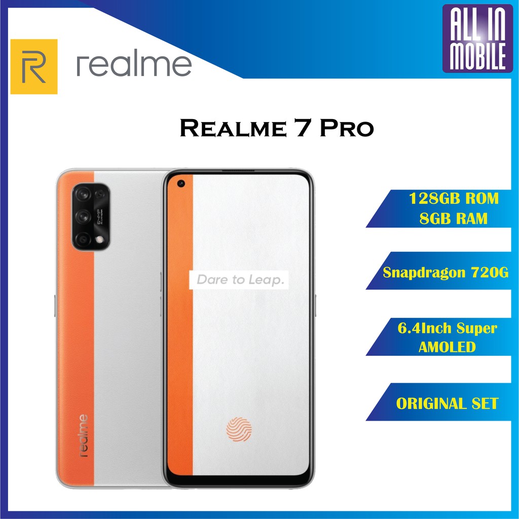 Realme 7 Pro 128gb Rom 8gb Ram Original Malaysia Set Free Gift 1 Year Warranty By Oppo Service Center Shopee Malaysia