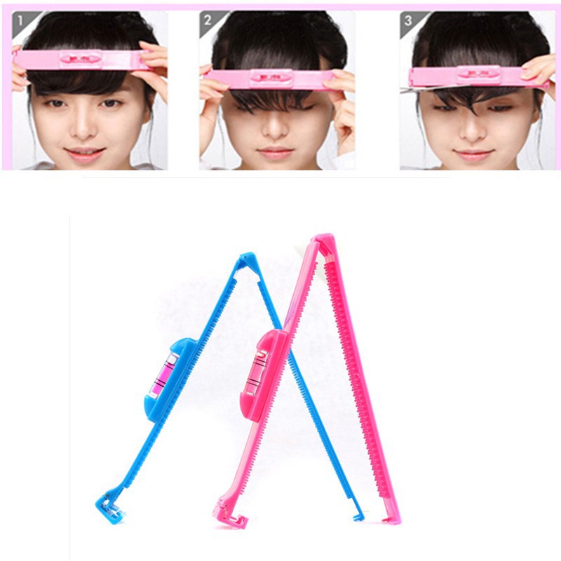 Women Hair Trimmer Fringe Cut Tool Clipper Comb Guide For Cute