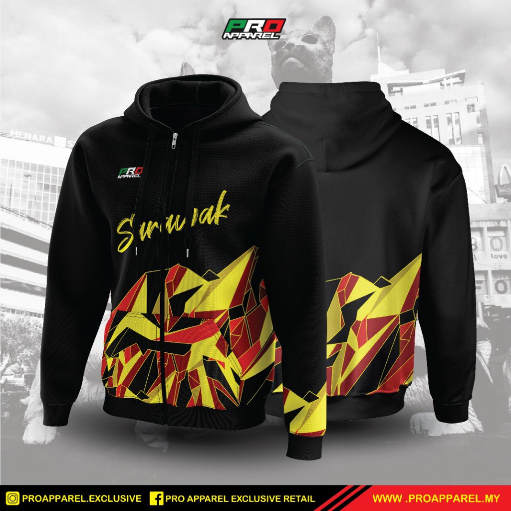 [READY STOCK] SWEATER SUBLIMATION SARAWAK BY PRO APPAREL Shopee Malaysia