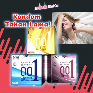 [ORIGINAL] OLO 001 Condom Ultra Thin (10 pcs) Condom Tahan Lama Kondom Tahan Lama condom for men 安全套 避孕套 安全套超薄