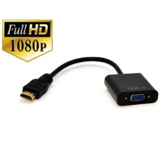 HDMI to VGA Video Converter Adapter Cable without Audio Support Full HD 1080P