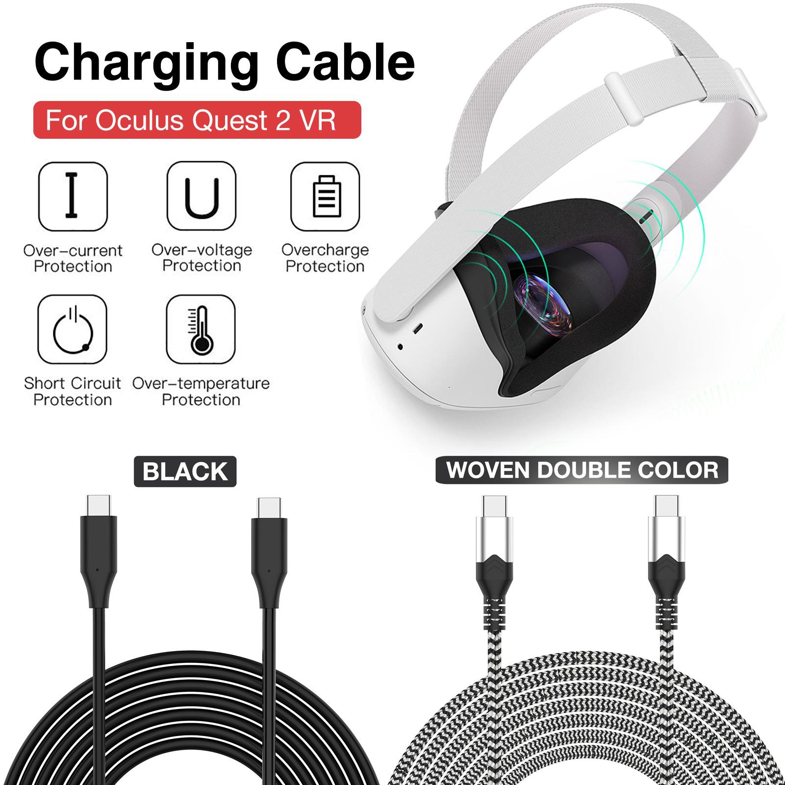 oculus quest 2 charging cable length