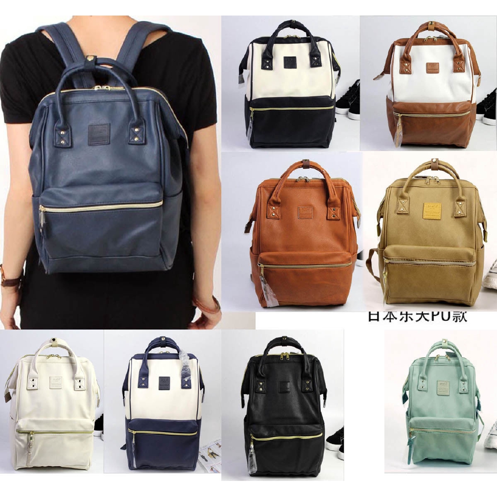 original anello leather backpack