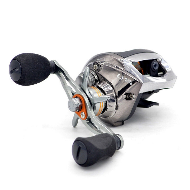 Camekoon Baitcasting Fishing Reel 18 1bearings Baitcaster Reel With Crank Handle Reels Eurotasltd Baitcasting Reels