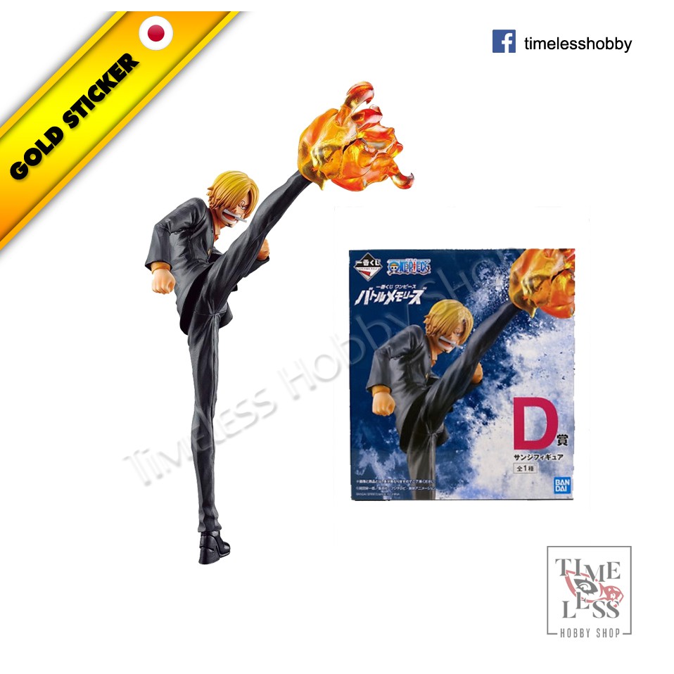 Gold Sticker One Piece Ichiban Kuji Battle Memories Prize D Sanji Figure Shopee Malaysia