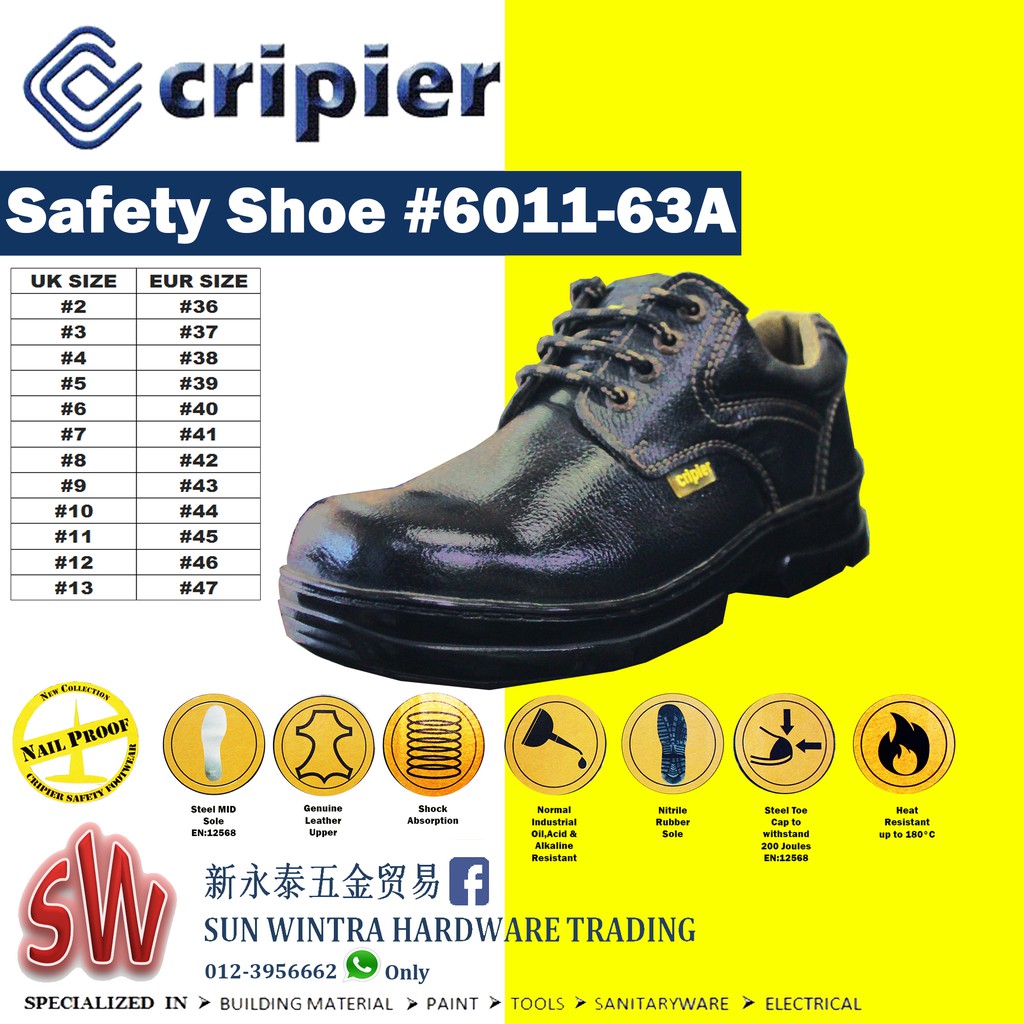 45 Casual Cripier safety shoes for Mens