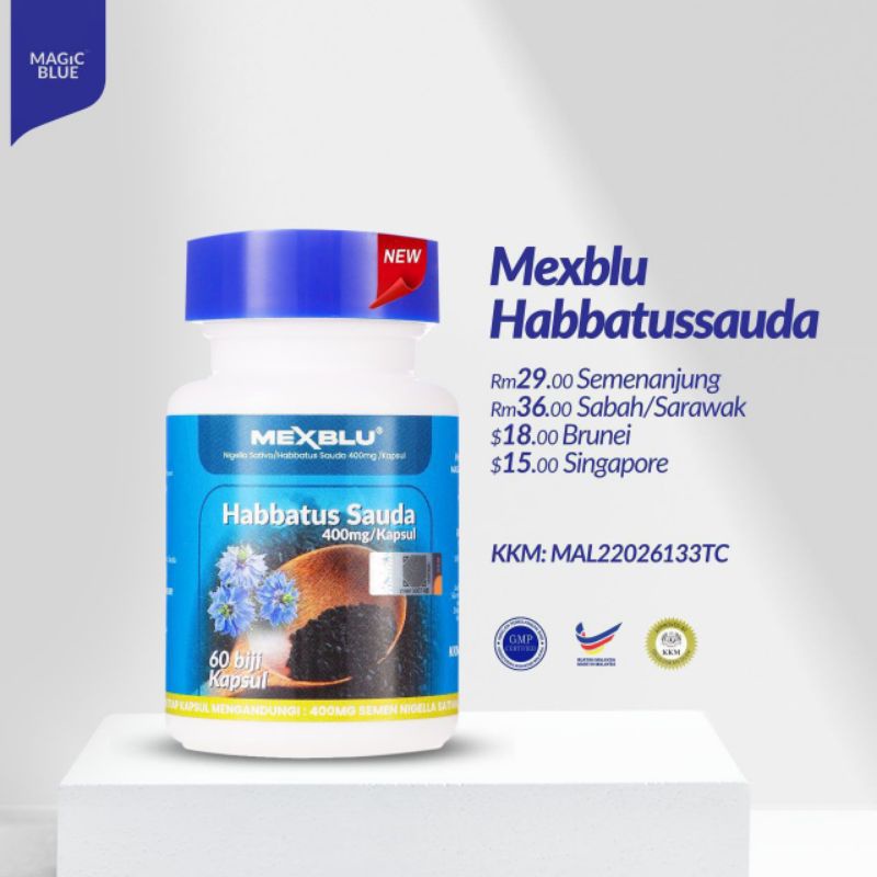 Habbatus Sauda Mexblu (Magic Blue) | Shopee Malaysia