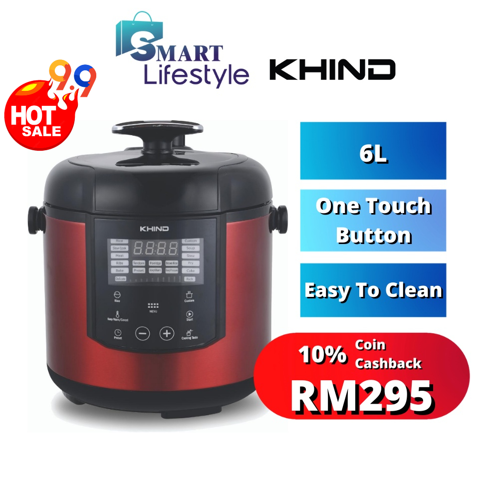 Khind Electric Pressure Cooker PC6000/PC6100 Shopee Malaysia