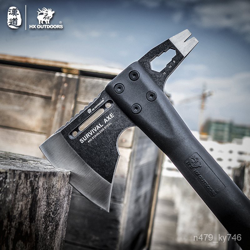 Tactical Axe汉道掠夺者斧头户外野营工兵斧开山斧刀多功能手斧斧子战术斧短斧 Shopee Malaysia