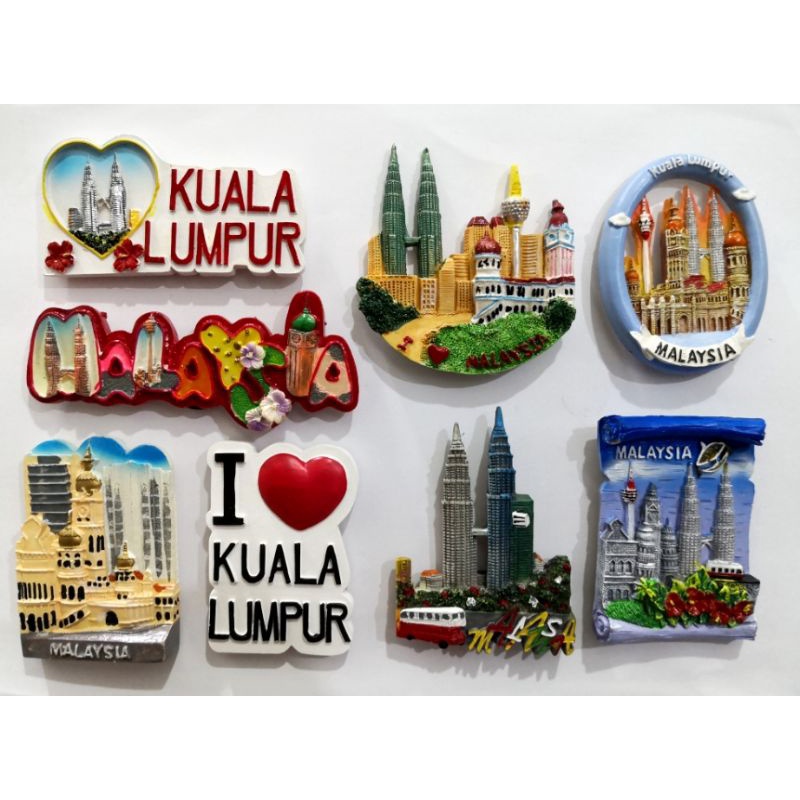 Famous Places in Malaysia Fridge Magnets | KLCC | Kuala Lumpur | KL | PERAK | I LOVE KL T-shirt | Aquaria KLCC
