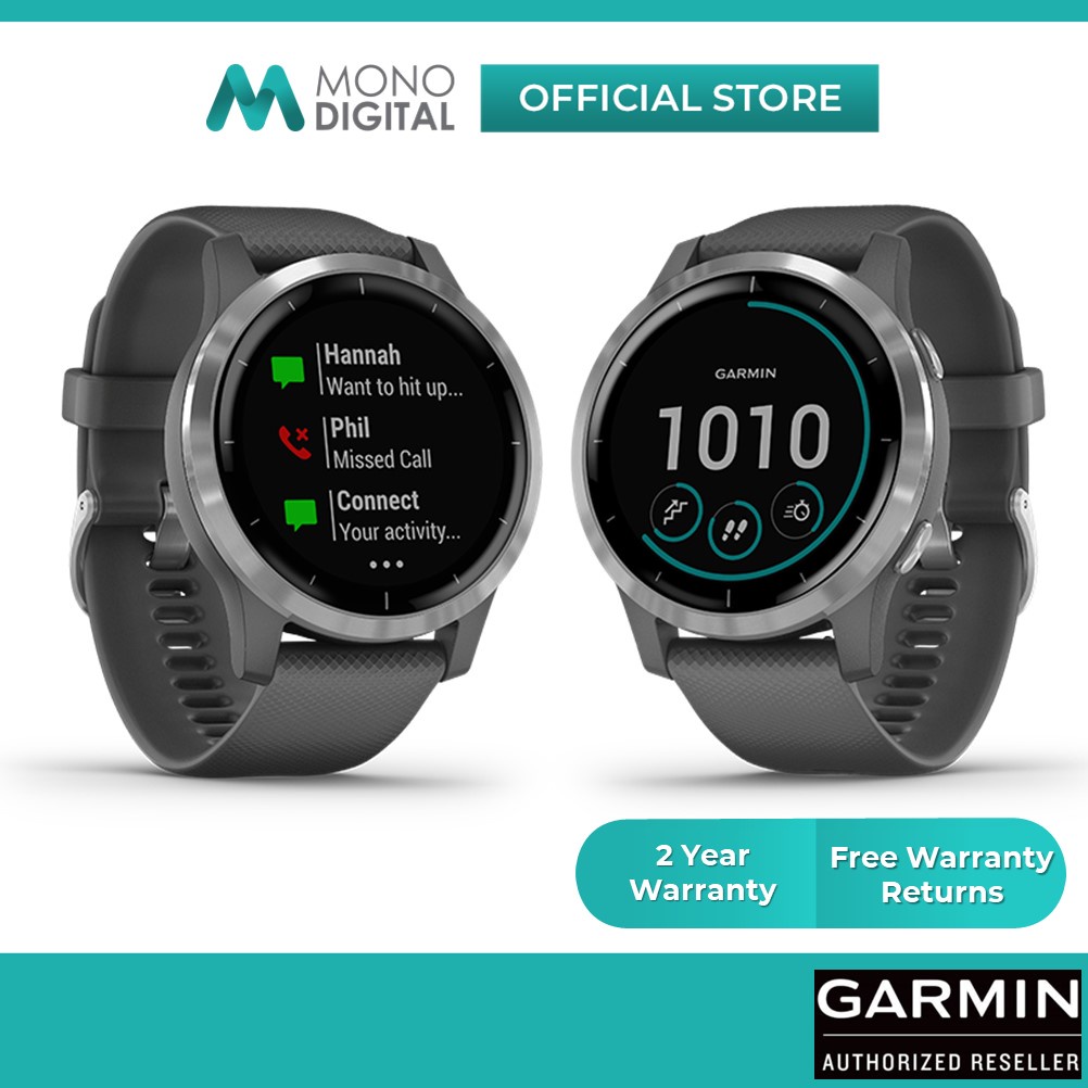 Garmin VivoActive 4 GPS Smartwatch Features Music, Animated Workouts