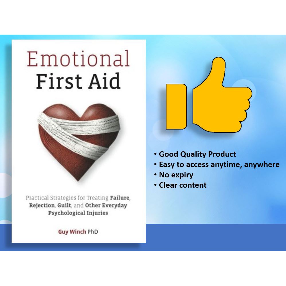 The Libraries Emotional First Aid Healing Rejection Guilt Failure And Other Everyday Hurts Shopee Malaysia