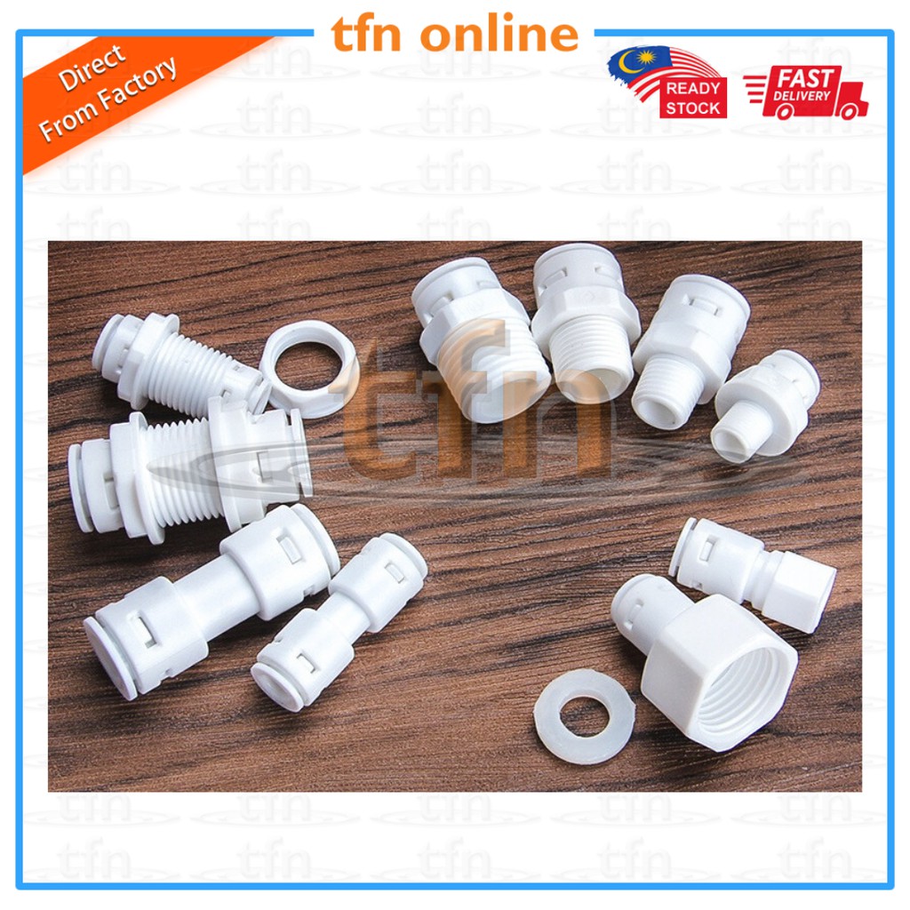 Water Filter Fitting 1/4" , 3/8", 1/2" , Connector Series, For Cuckoo