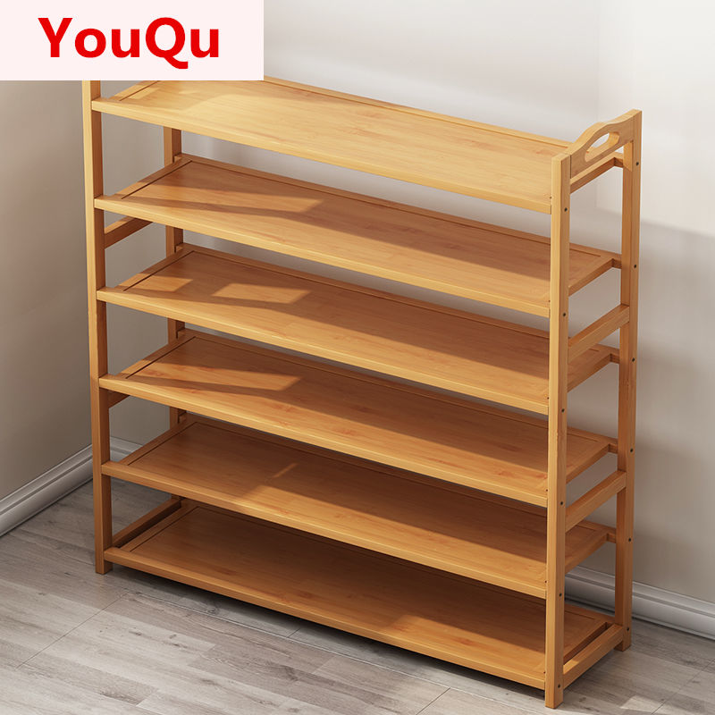 Bamboo Shoe Rack Simple Multi Layer Shoe Rack Shoe Cabinet Solid Wood Door Assembly Dust Proof Shoe Rack Solid Wood Storage Shelf Ultra Thin Shoe Rack Diy Shoe Rack Ikea Shopee Malaysia