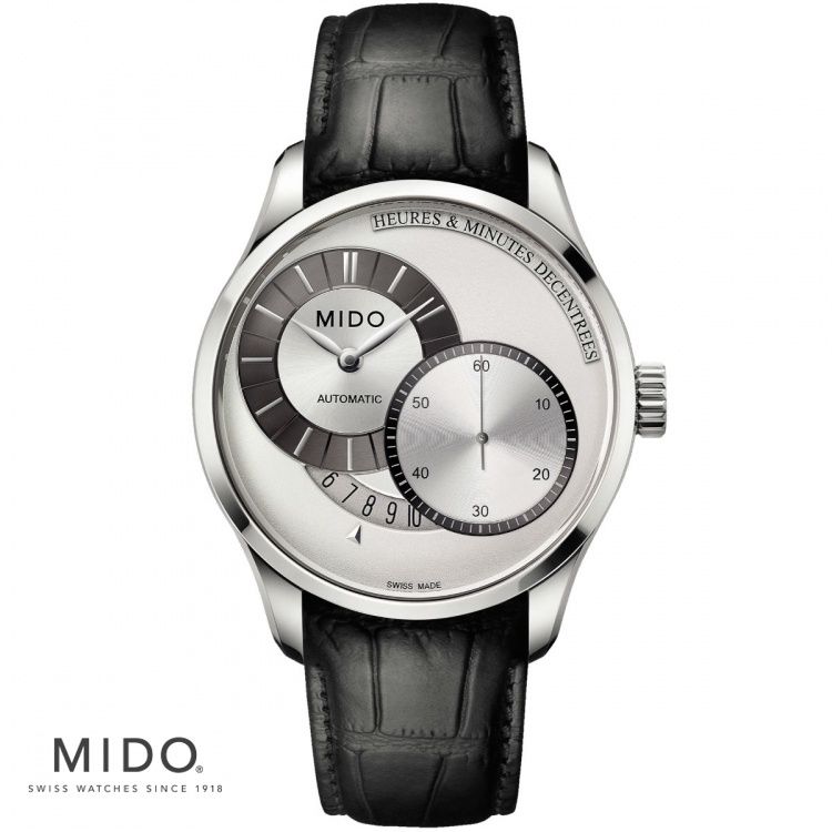 Mido Belluna Ii Regulator Heures And Minutes Decentrees Swiss Automatic